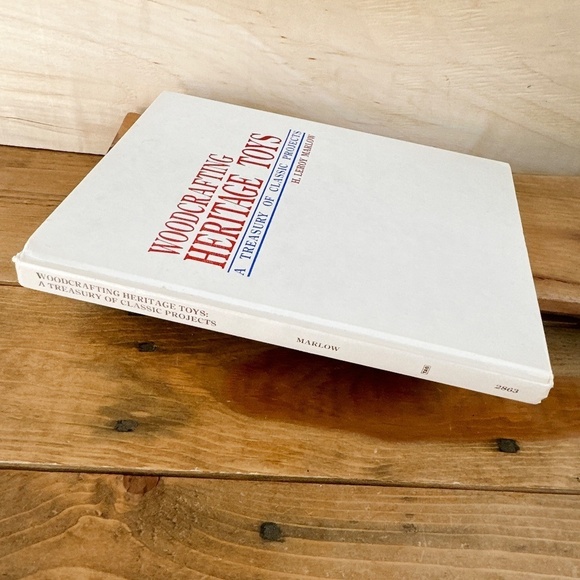 Vintage‎ Woodcrafting Heritage Toys Book Leroy Marlow Rare First Edition - Picture 8 of 9